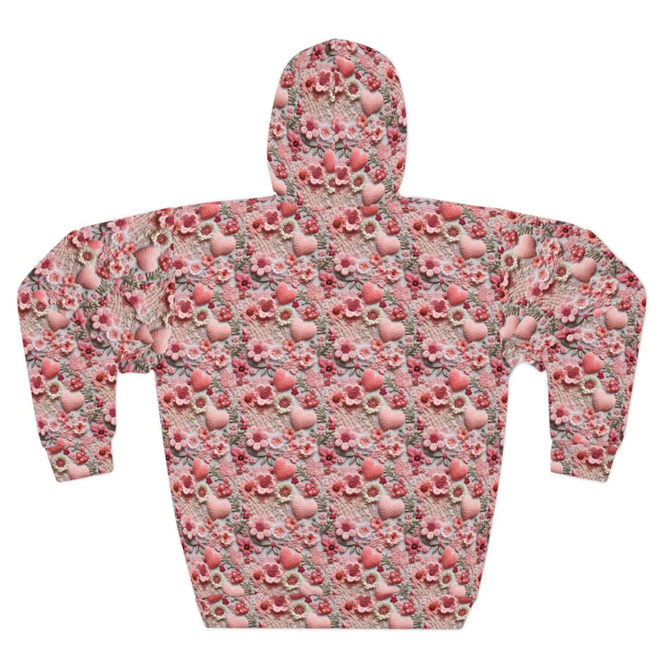 Pink Floral Heart Happiness Women&