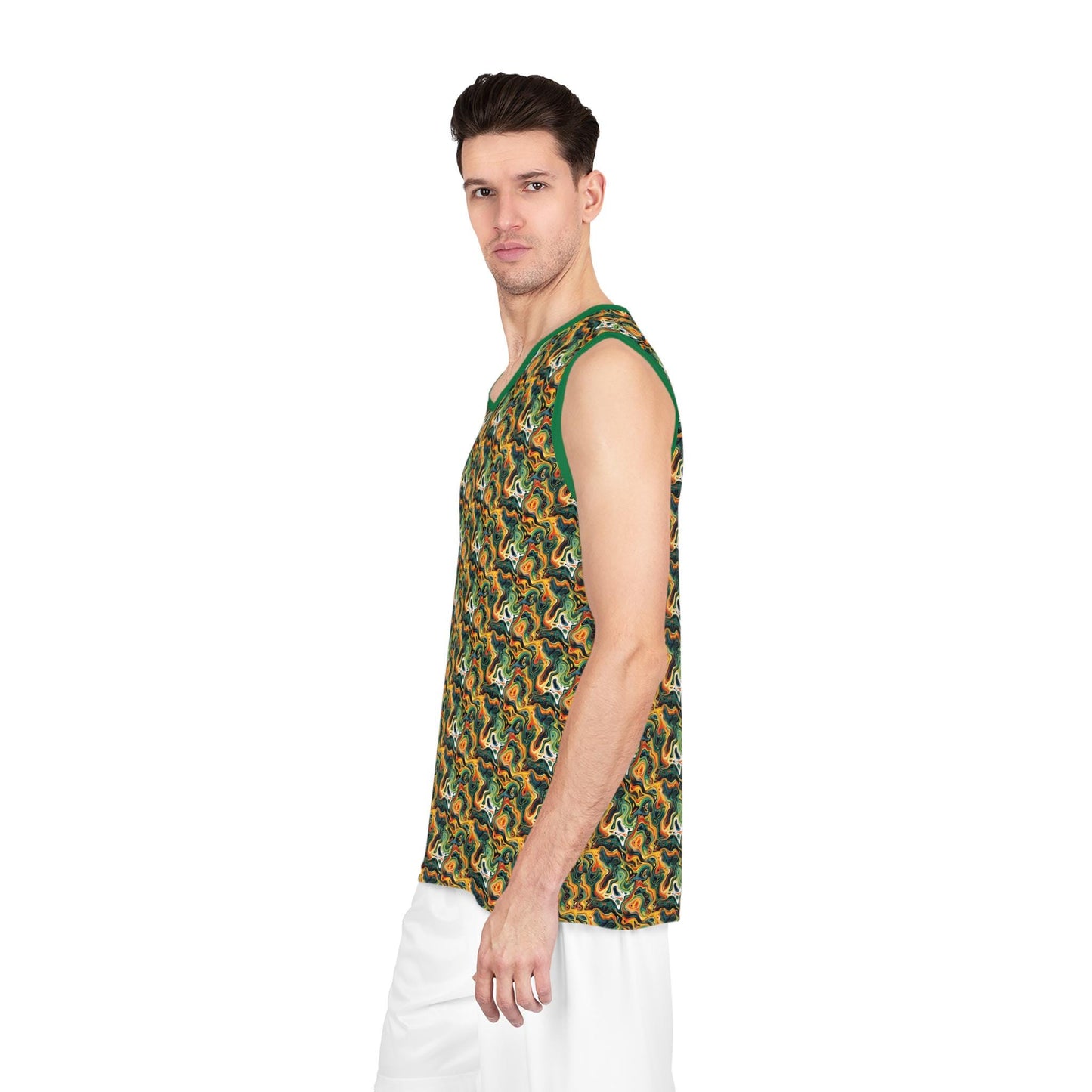 Vibrant Mesh Basketball Jersey, Sports Team Apparel, Summer Activities, Unique Gift for Athletes, Casual Style, Gym Wear