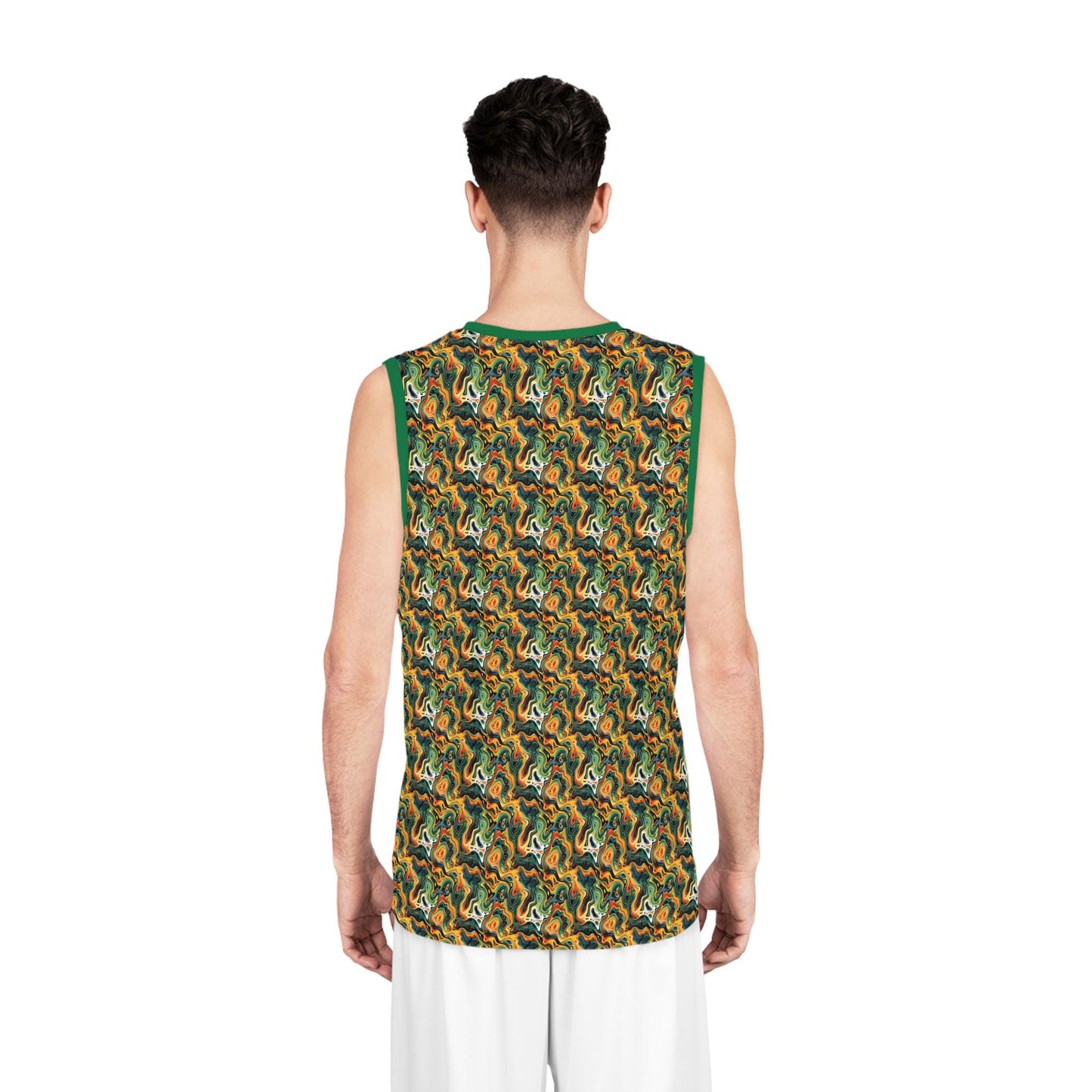 Vibrant Mesh Basketball Jersey, Sports Team Apparel, Summer Activities, Unique Gift for Athletes, Casual Style, Gym Wear