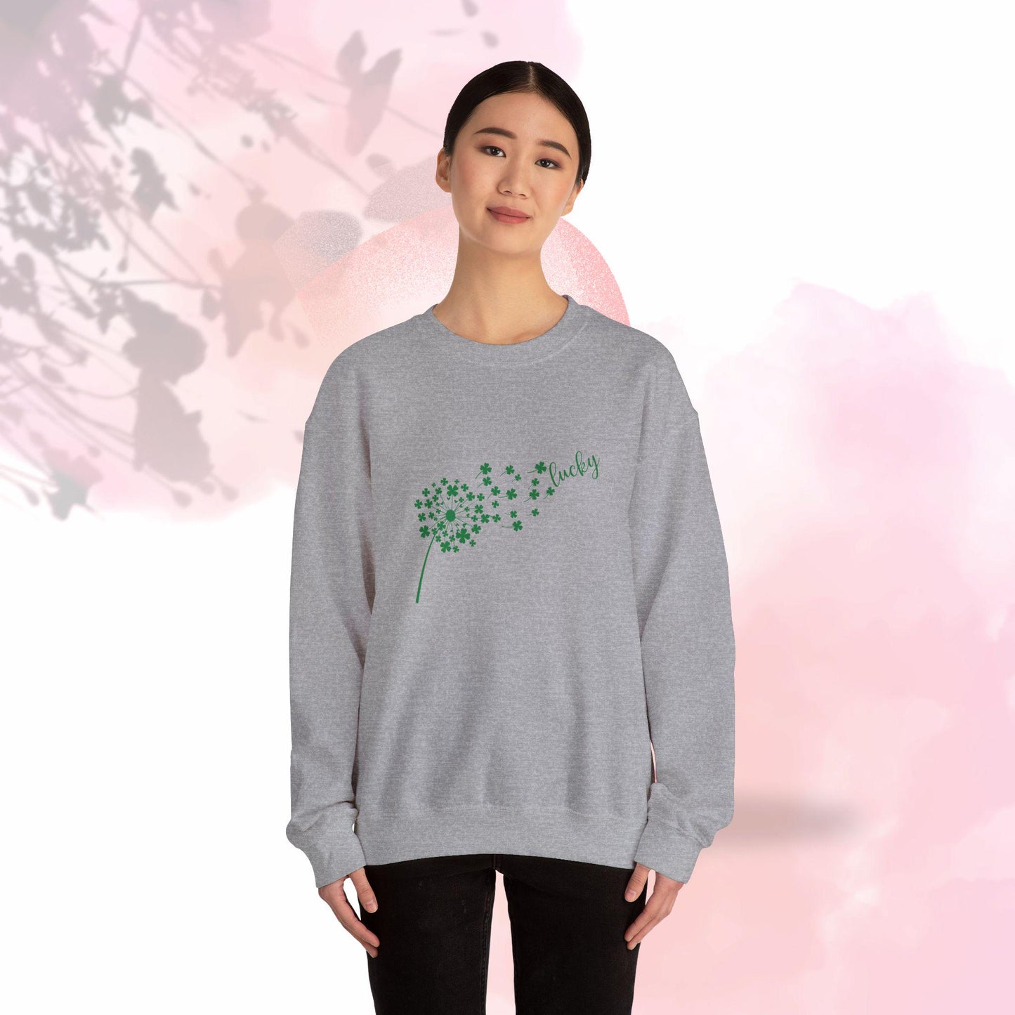 Lucky Clover Sweatshirt - Cozy Unisex Crewneck for St. Patrick's Day, Gift for Him, Gift for Her, Everyday Wear, Casual Fashion