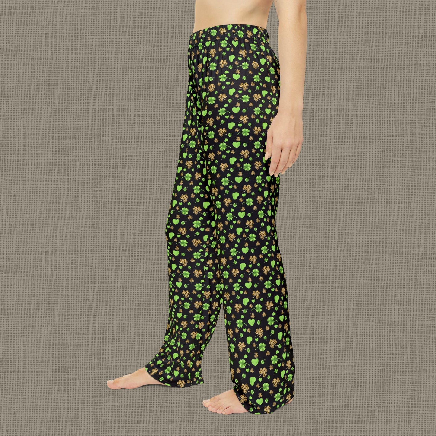 Cozy Floral Women's Pajama Pants | Comfy Sleepwear, Lounge Pants, Gifts for Her, Relaxation, St. Patrick's Day