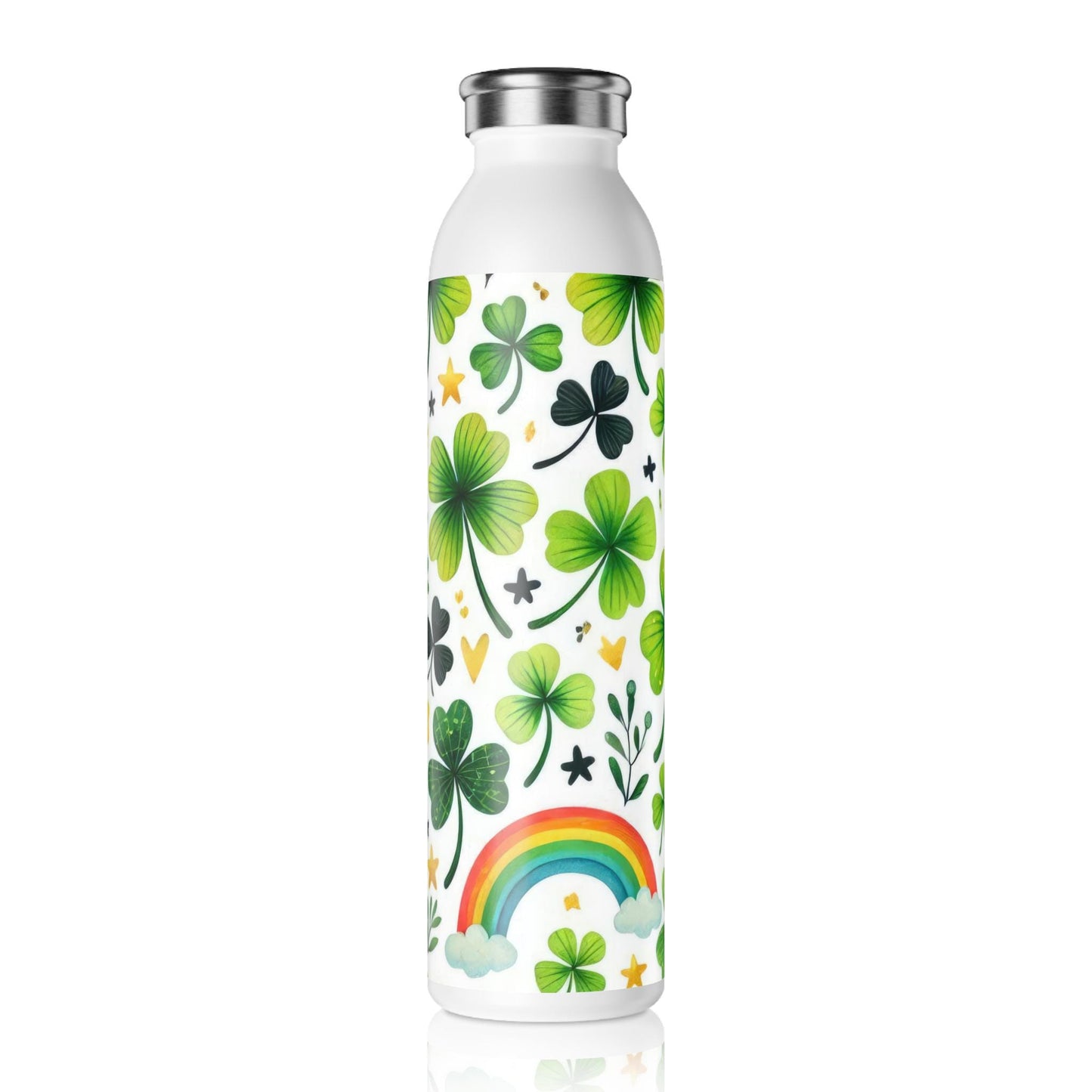 Sleek St. Patricks Day Water Bottle | Stylish Hydration, Fitness Gift, Modern Design, Trendy Drinkware, Eco-friendly Bottle