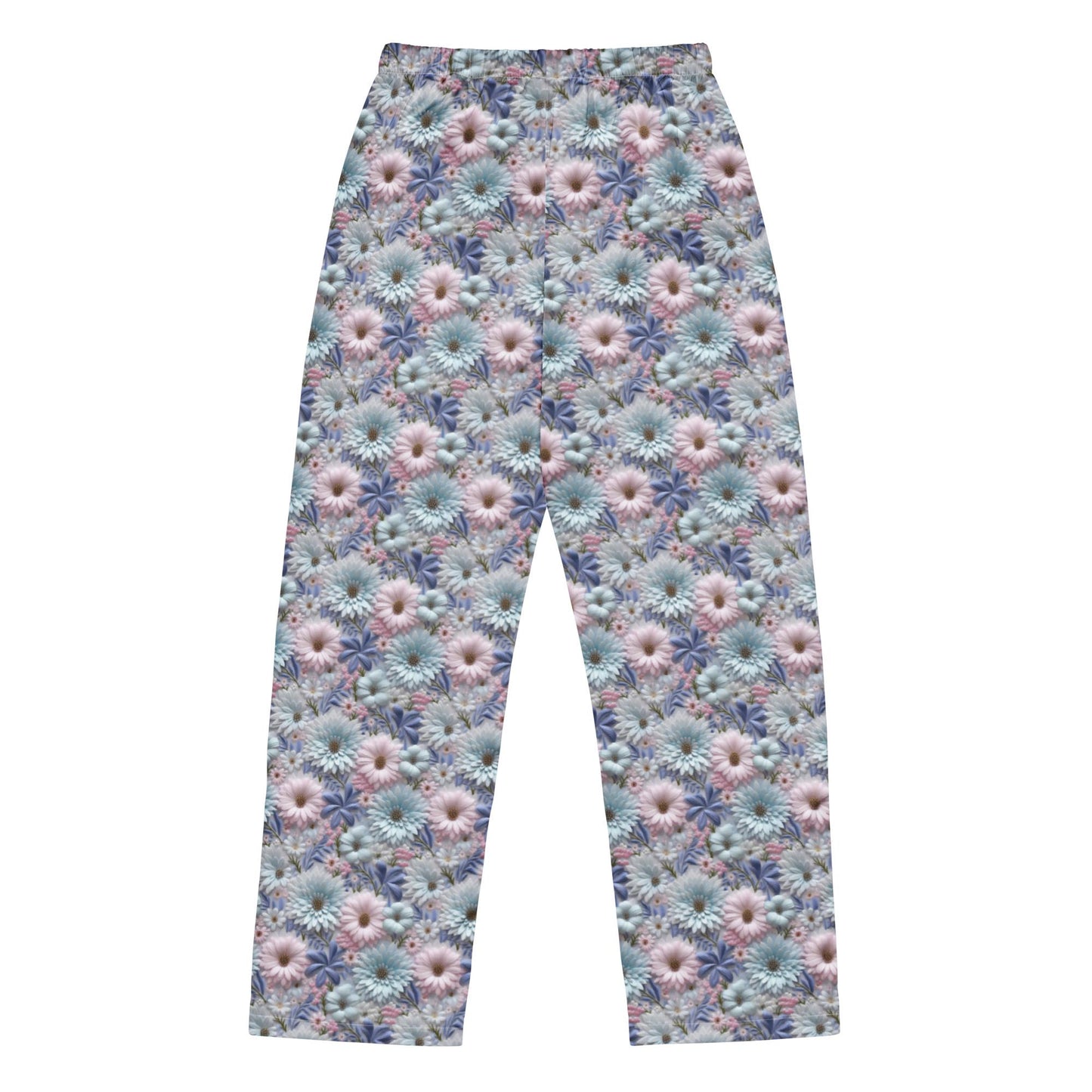 3D Floral Pajama Pants for Women β Spring Soft Lounge Pants β Comfort Sleepwear β Cute Printed PJ Bottoms β Cozy Elastic Waist Pants