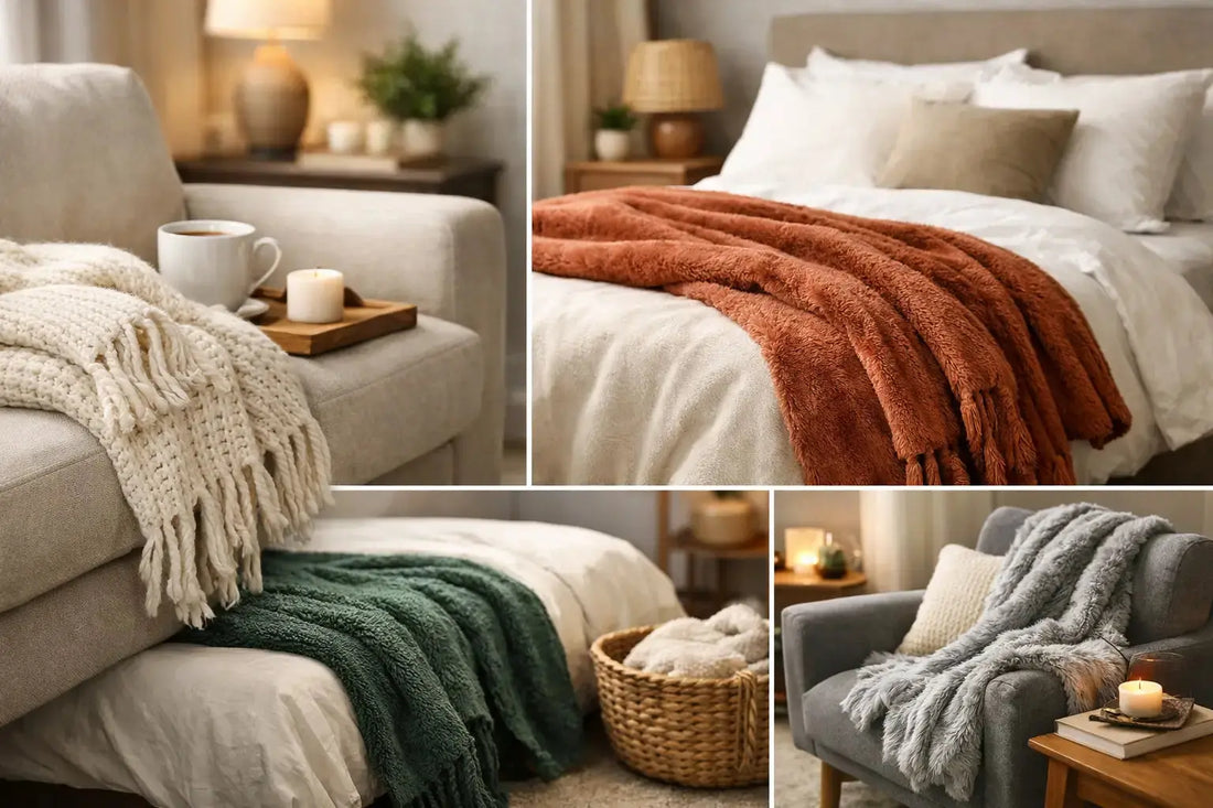 Cozy Throw Blankets Online for Every Room