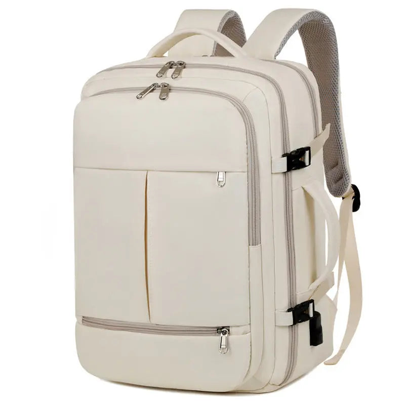 Large Capacity Backpack For Women Men Multiple Pockets And Zippers Versatile Computer Bags Business Travel Backpack The Aurora Touch