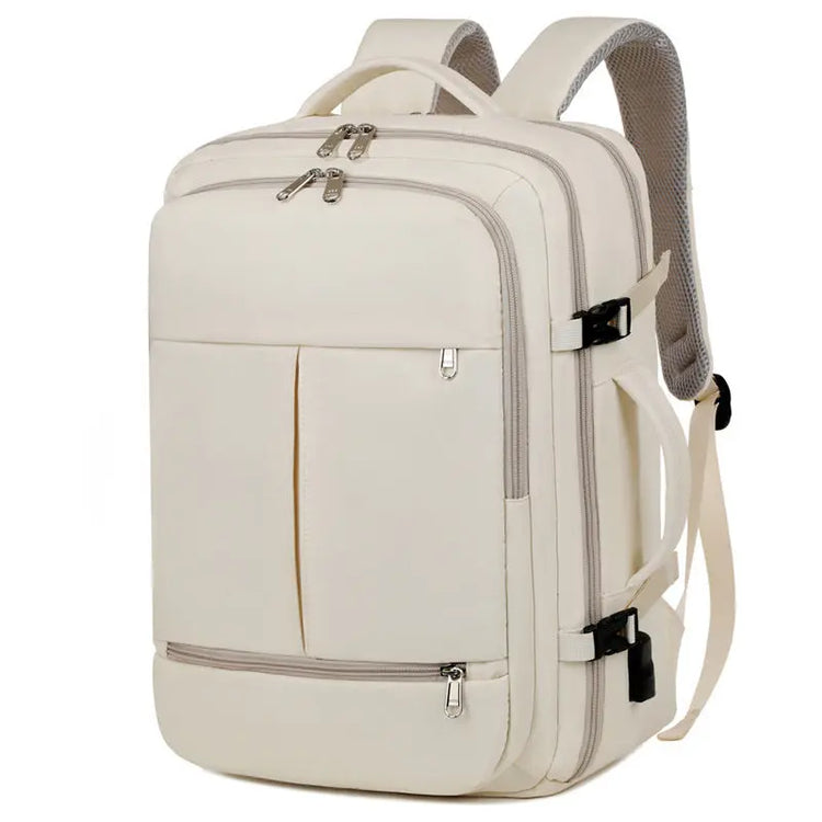 Large Capacity Backpack For Women Men Multiple Pockets And Zippers Versatile Computer Bags Business Travel Backpack The Aurora Touch
