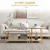 Coffee Tables Set of 2 CJ