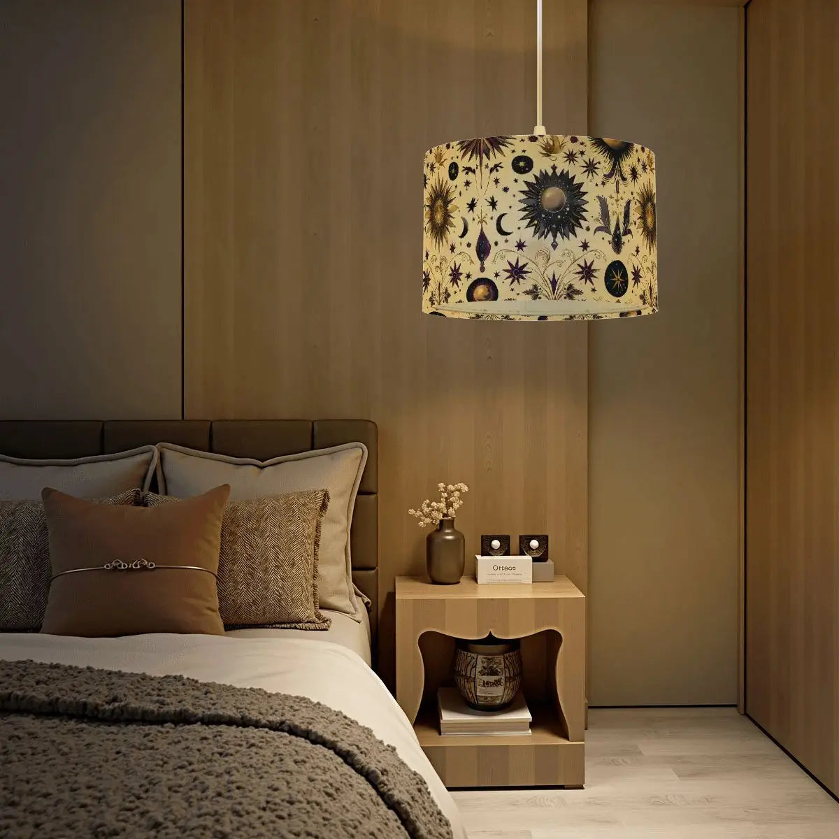 Celestial Design Drum Chandelier - The Aurora Touch