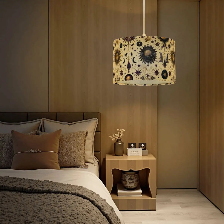 Celestial Design Drum Chandelier - The Aurora Touch
