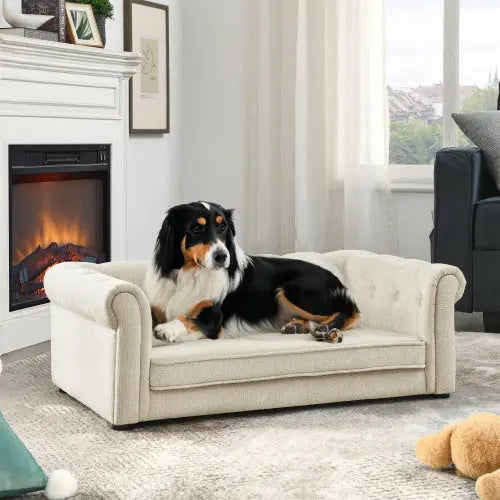 Elegant Rectangular Pet Bed For Medium And Large Dogs CJ