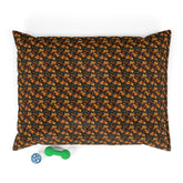 Cozy Floral Pet Bed, Autumn Inspired Dog & Cat Bed Printify