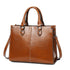 Versatile Leather Handbag- Modern, Business, Casual - The Aurora Touch