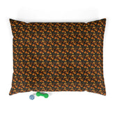 Cozy Floral Pet Bed, Autumn Inspired Dog & Cat Bed Printify