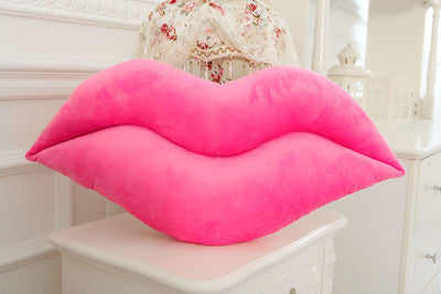 Unique Trendy Sexy Plush Big Lips Pillow- Home Bedroom Decor