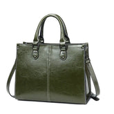Versatile Leather Handbag- Modern, Business, Casual - The Aurora Touch