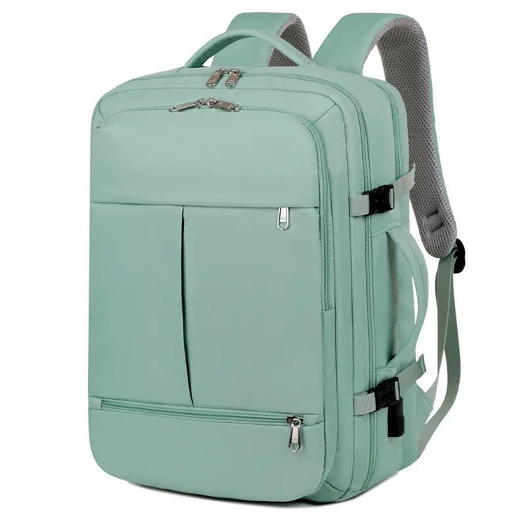 Large Capacity Backpack For Women Men Multiple Pockets And Zippers Versatile Computer Bags Business Travel Backpack The Aurora Touch