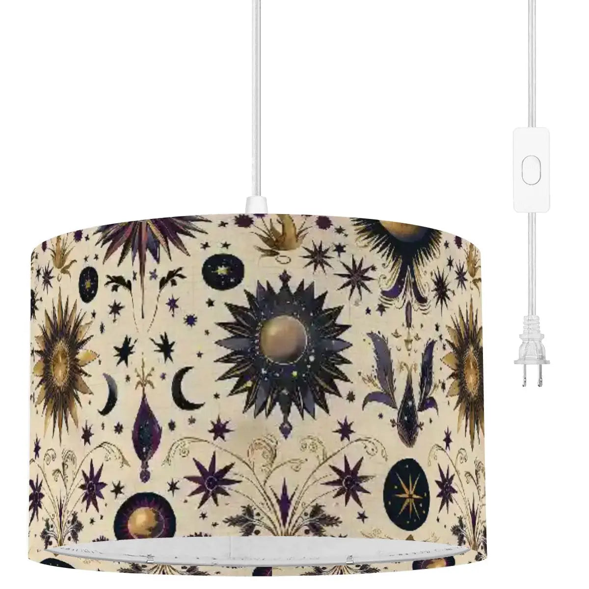 Celestial Design Drum Chandelier - The Aurora Touch