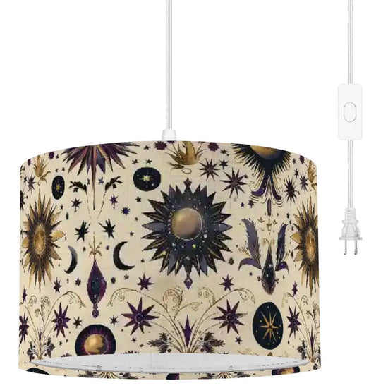 Celestial Design Drum Chandelier - The Aurora Touch