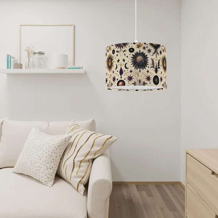 Celestial Design Drum Chandelier - The Aurora Touch