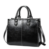 Versatile Leather Handbag- Modern, Business, Casual - The Aurora Touch