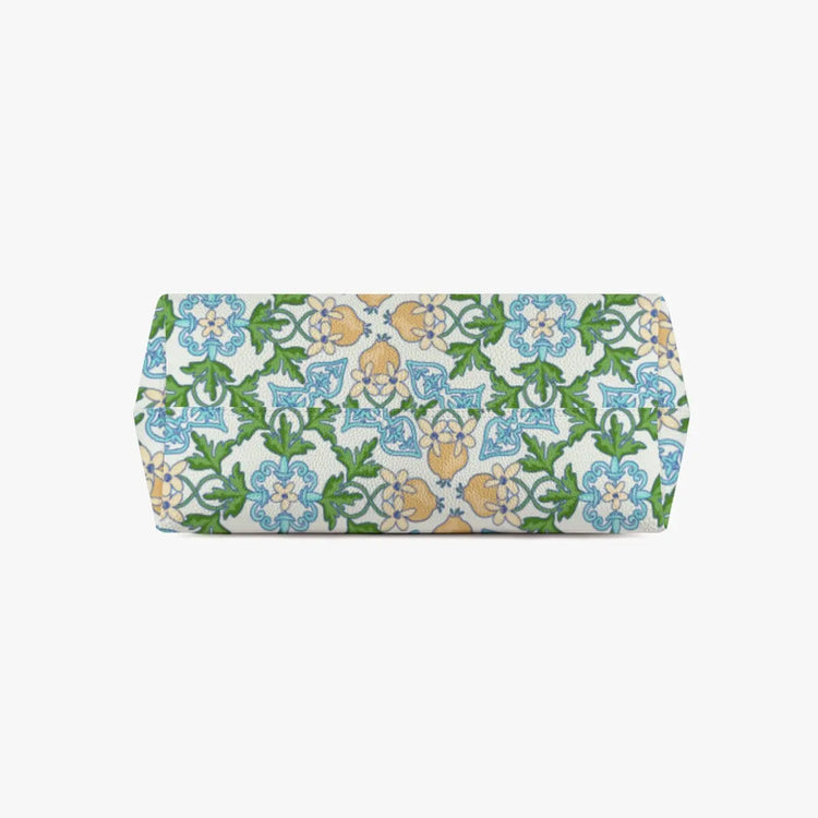 High Quality Floral All Over Pattern Stylish Vegan Leather Tote Bag Yoycol