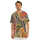 Vibrant Floral Pattern All-Over Print Men&