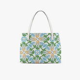 High Quality Floral All Over Pattern Stylish Vegan Leather Tote Bag Yoycol