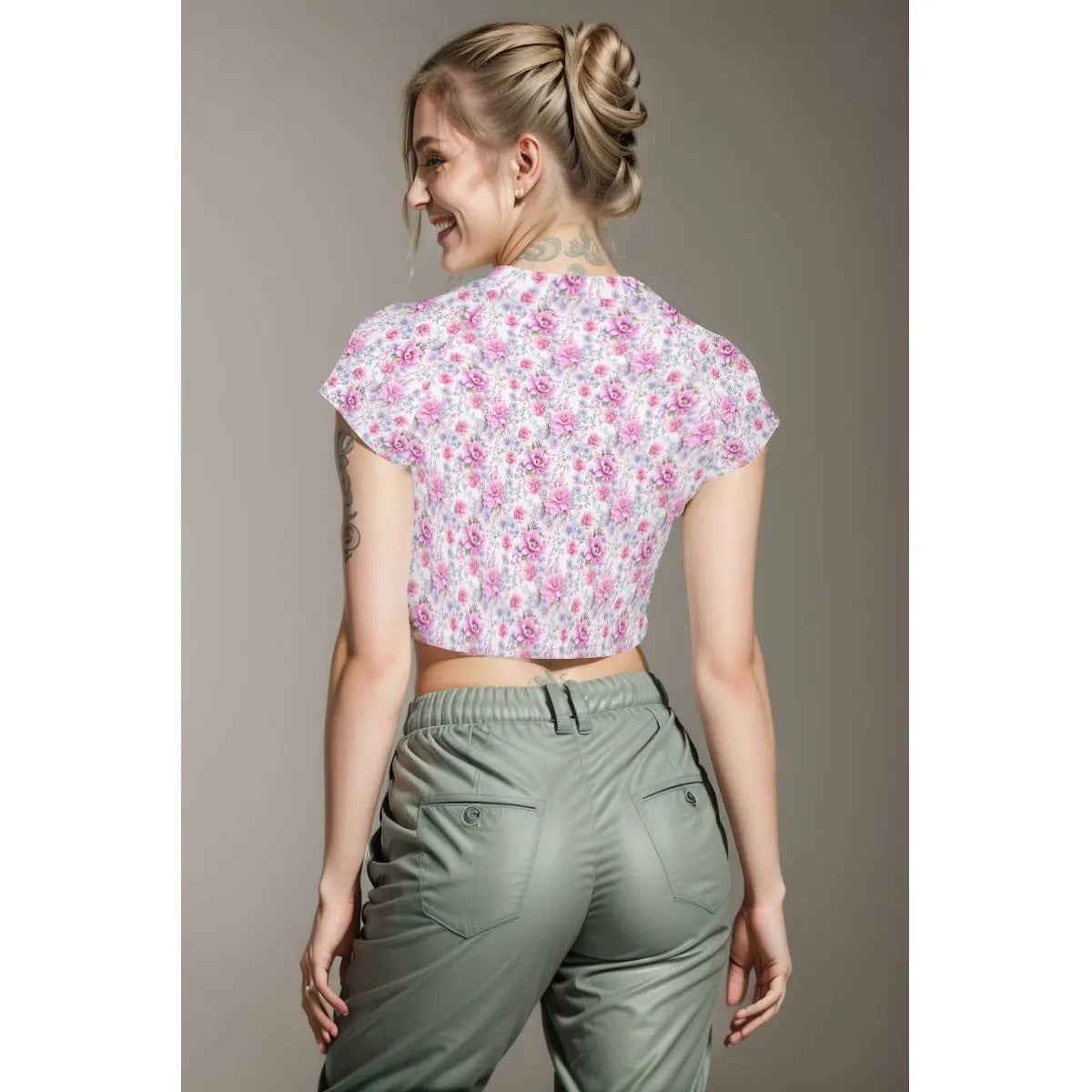 Floral All-Over Print Pattern Women&