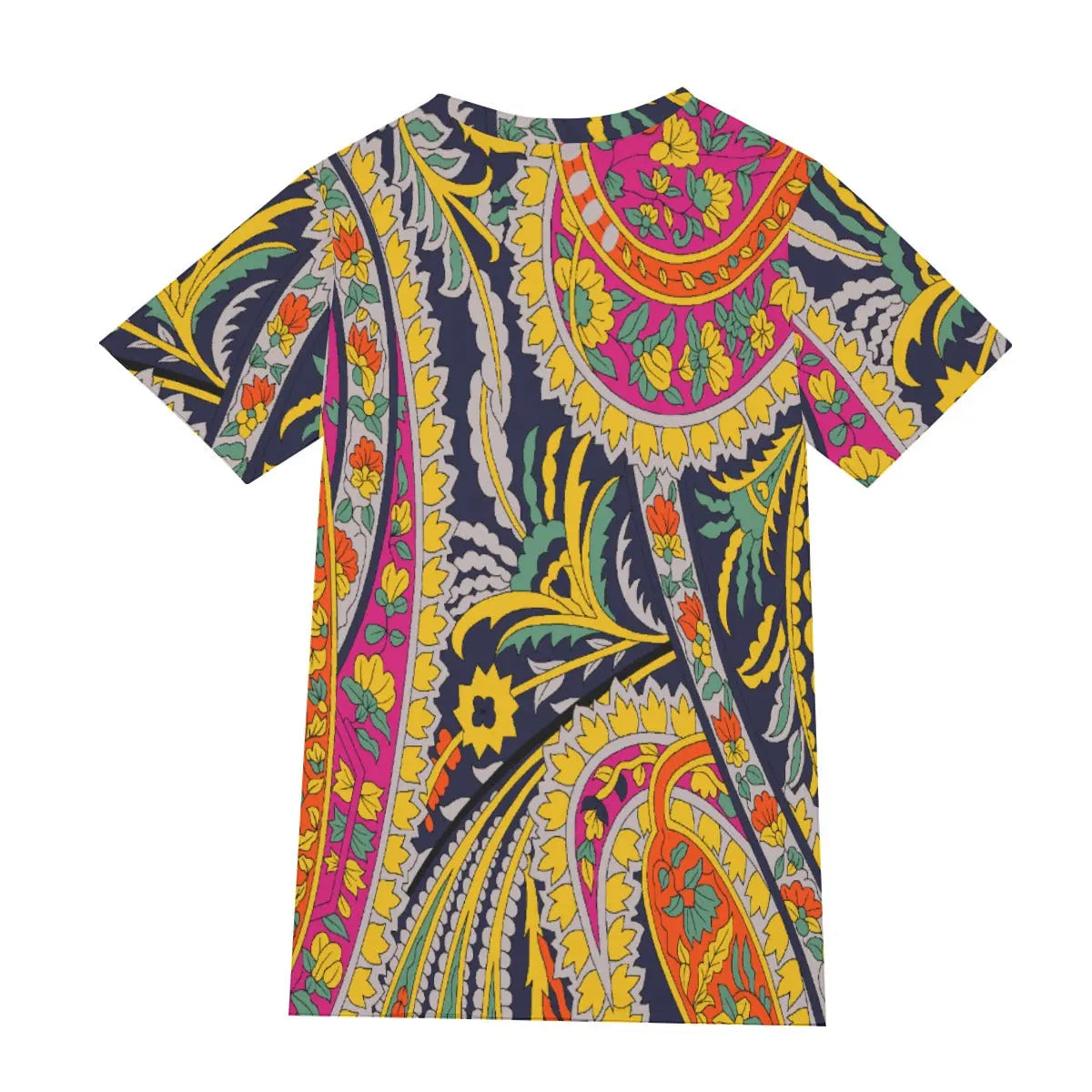 Vibrant Floral Pattern All-Over Print Men&