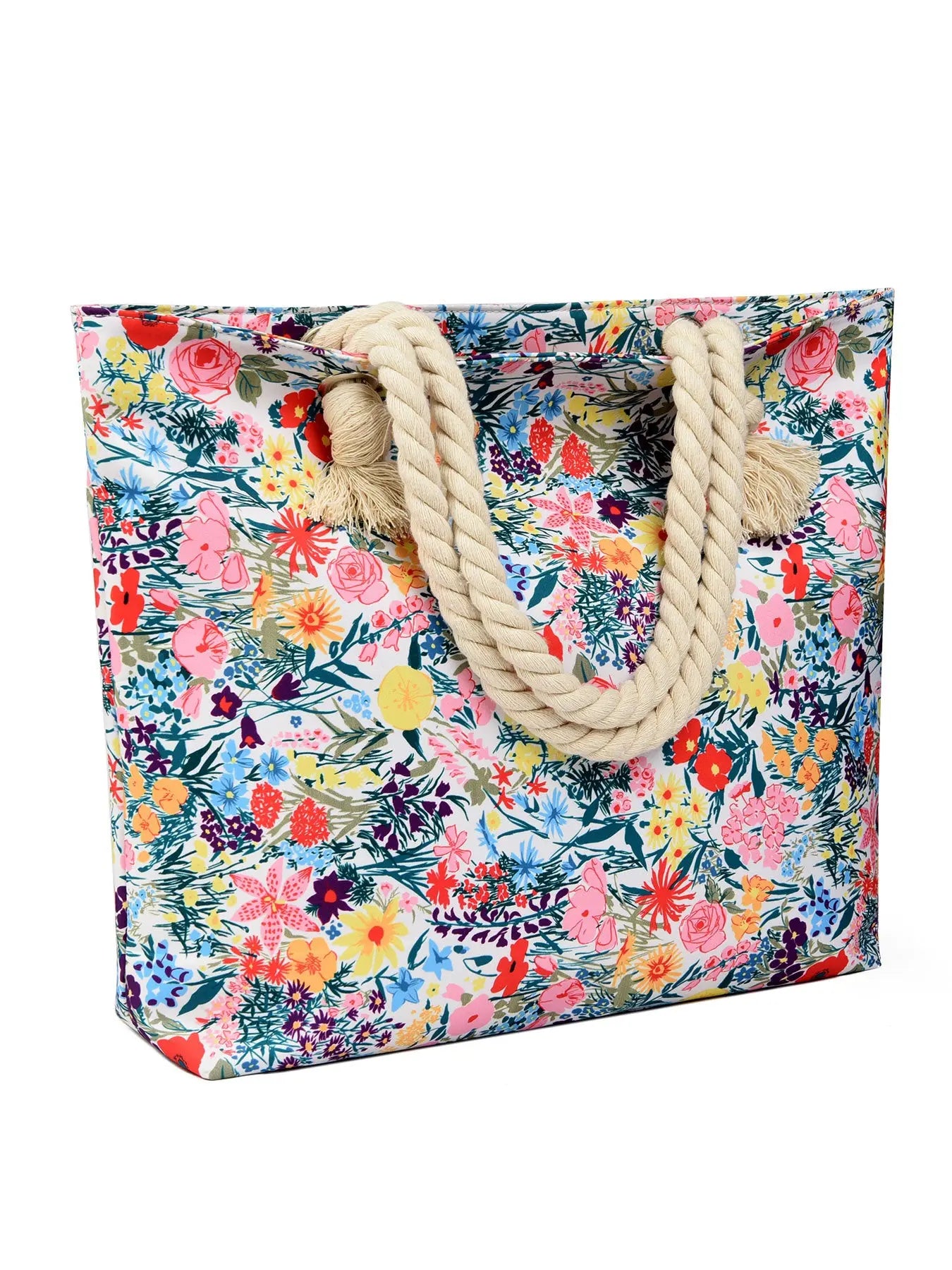 Art Flower Pattern Beach Bags For Women, Beach Bag Tote Waterproof Sandproof, Beach Bags For Women The Aurora Touch