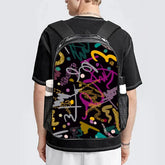 Trendy Colorful Transparent Design Back Pack - The Aurora Touch