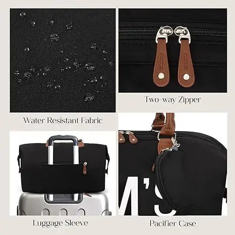 Weekender Bag For Women, Travel Duffel Bag For Women, Mom Bag The Aurora Touch