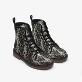 Warm Paisely Pattern Casual Faux Leather Lightweight boots MT Printy6