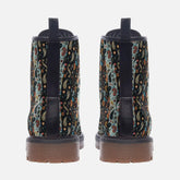 Warm Paisely Pattern Casual Faux Leather Lightweight boots MT Printy6