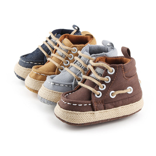 Jacket Jeans Jobon, fashionable baby shoes, Canvas Toddler Shoes