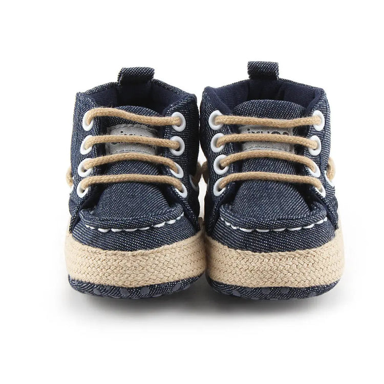 Jacket Jeans Jobon, fashionable baby shoes, Canvas Toddler Shoes The Aurora Touch