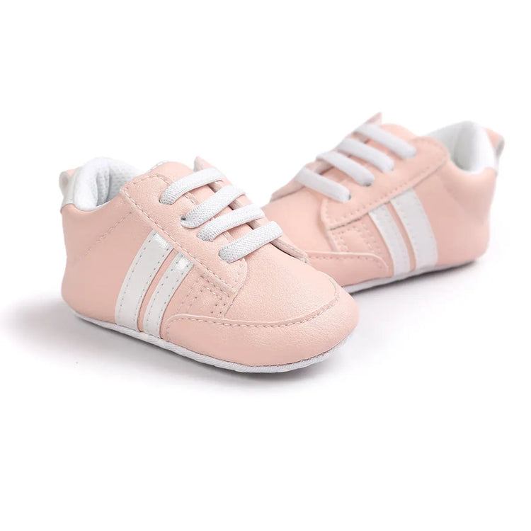 Baby Boy Girl Moccasins Shoes Infant Vegan Leather Non-Slip Soft Newborn Sneakers The Aurora Touch