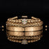 Leopard Head Set Mesh Pineapple Pearl Roman Bracelet The Aurora Touch