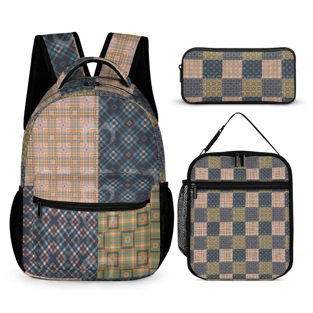 Three piece designer bag set combination - The Aurora Touch