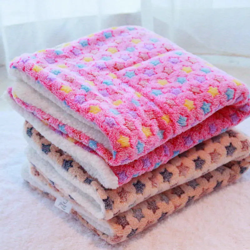 Adorable Soft Pet Cozy Blankets | Great for Dog & Cat CJ