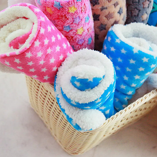 Adorable Soft Pet Cozy Blankets | Great for Dog & Cat CJ