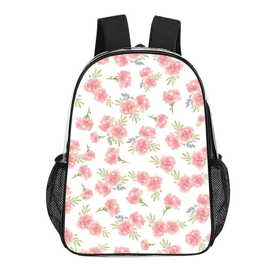 Transparent Floral Print Pattern Back Pack - The Aurora Touch