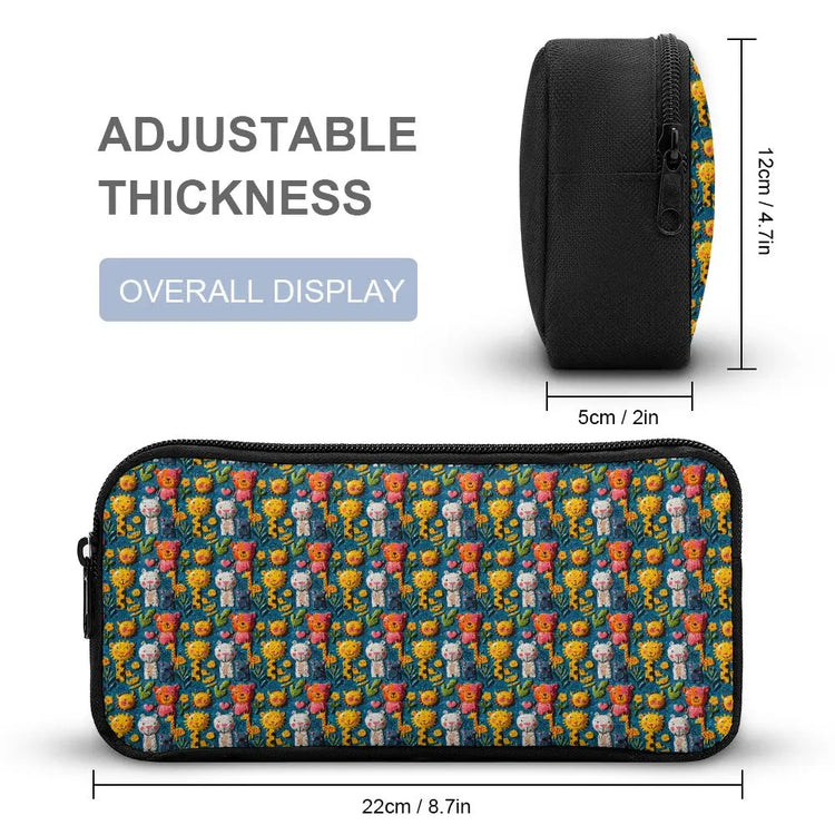 Bright Cheerful Animal Print Bag Set - The Aurora Touch
