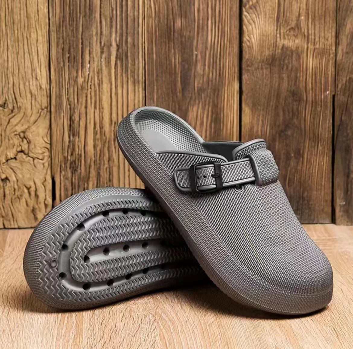 Indoor/Outdoor Home Slippers Lightweight Soft Sole EV Shoes