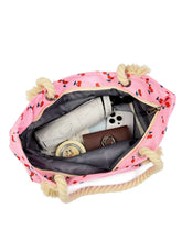 Art Flower Pattern Beach Bags For Women, Beach Bag Tote Waterproof Sandproof, Beach Bags For Women The Aurora Touch