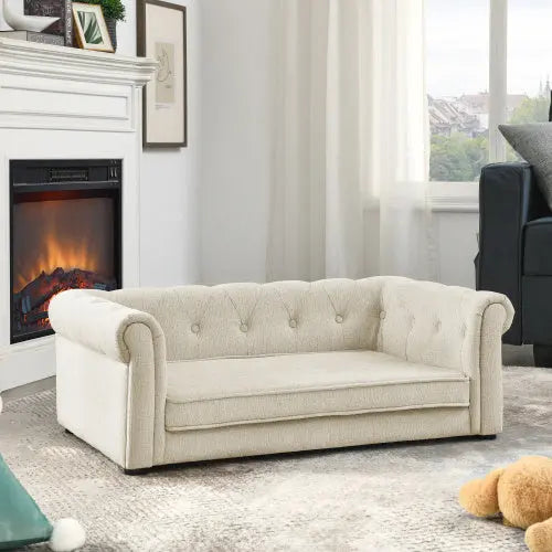 Elegant Rectangular Pet Bed For Medium And Large Dogs CJ
