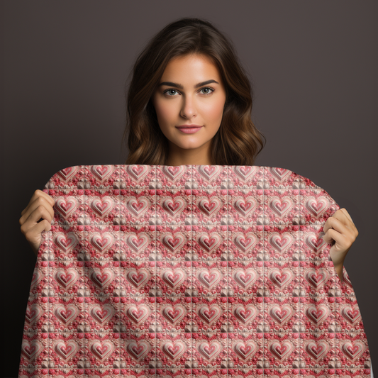 Cozy Valentines Velveteen Plush Blanket - Soft Throw for Home Decor, Gift for Every Occasion, Couch Blanket, Luxury Comfort