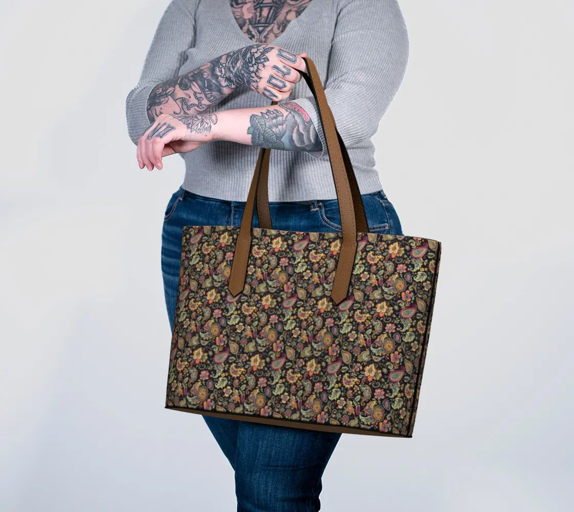 Pretty Paisley Designed Tote Bag - The Aurora Touch