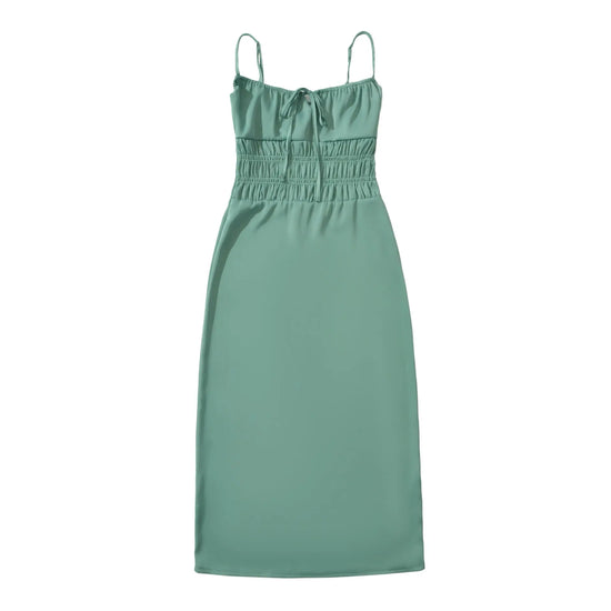 Strapless Elastic Waist Dress