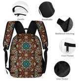 Artistic Pattern Three Piece Bag Set - The Aurora Touch